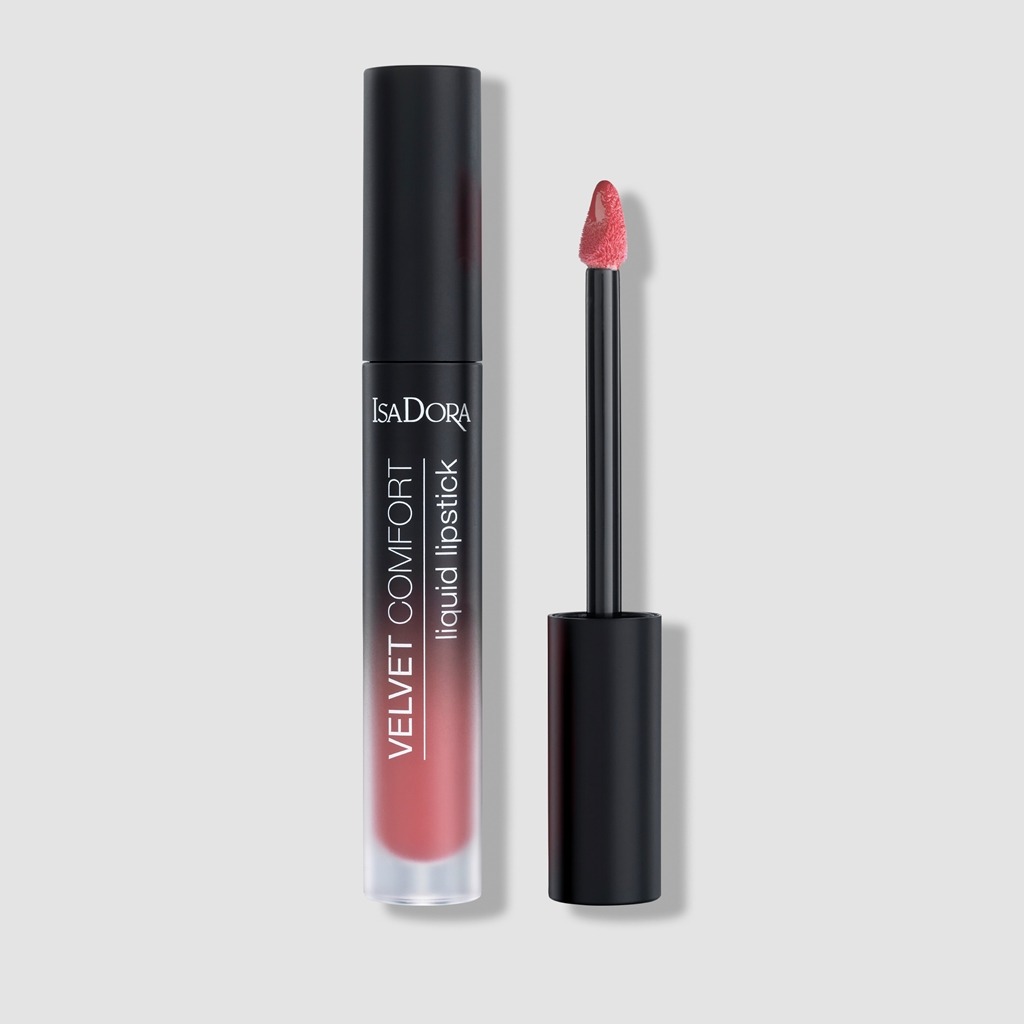 IsaDora - Velvet Comfort Liquid Lipstick 52 Coral Rose