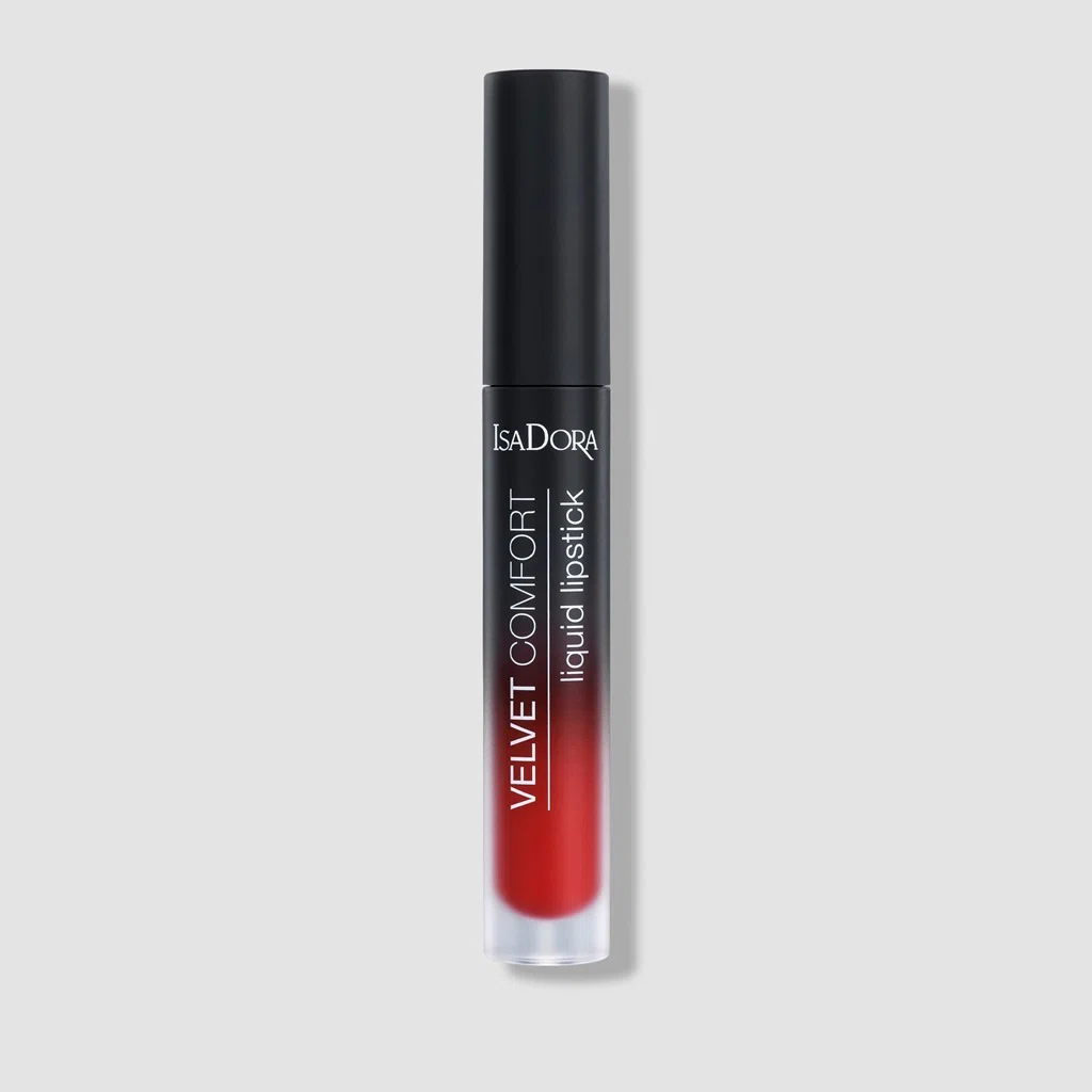 IsaDora - Velvet Comfort Liquid Lipstick 66 Ravish Red