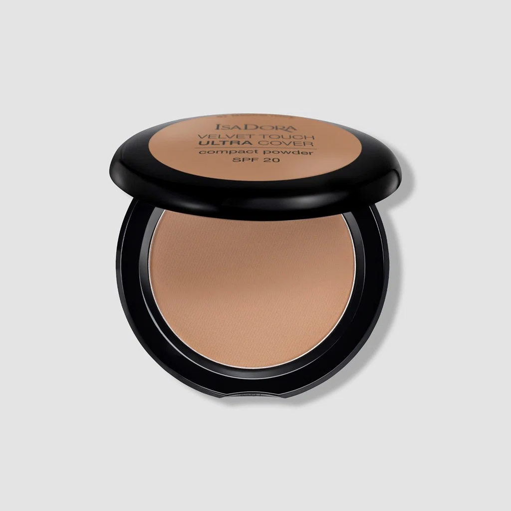 IsaDora - Velvet Touch Ultra Cover Compact Powder 68 Neutral Almond