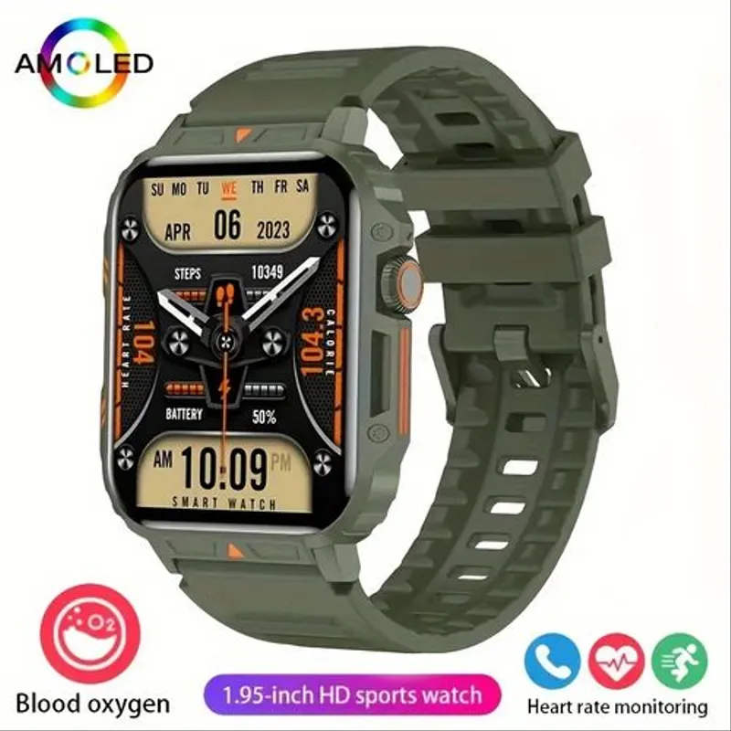 Smart watch étanche IP68 110 mods Sports Assistant d'appel Capteur Cardiaque