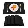 4x set de table en cuir pu NAPPA