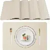 4x set de table en cuir pu NAPPA