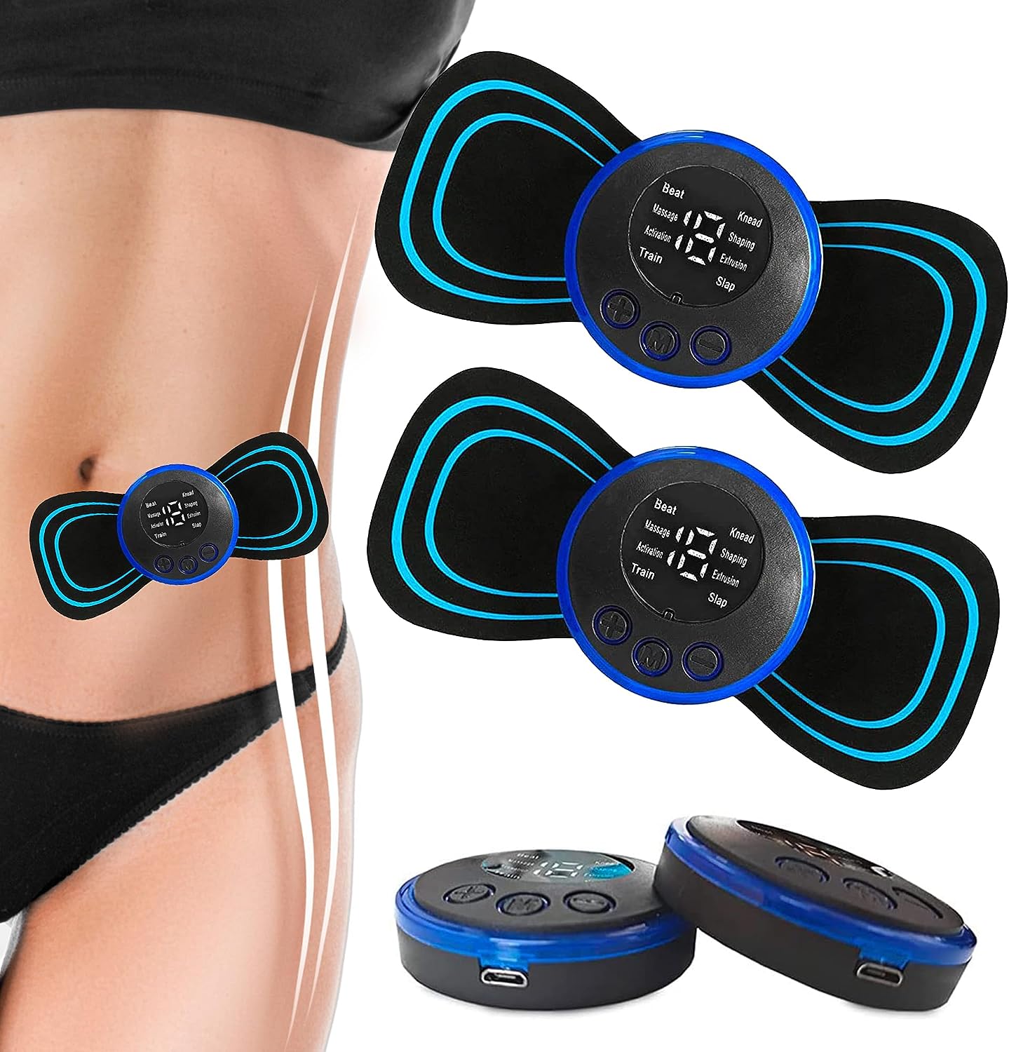 Mini Masseur Electrique Portable avec  8 modes de massages.