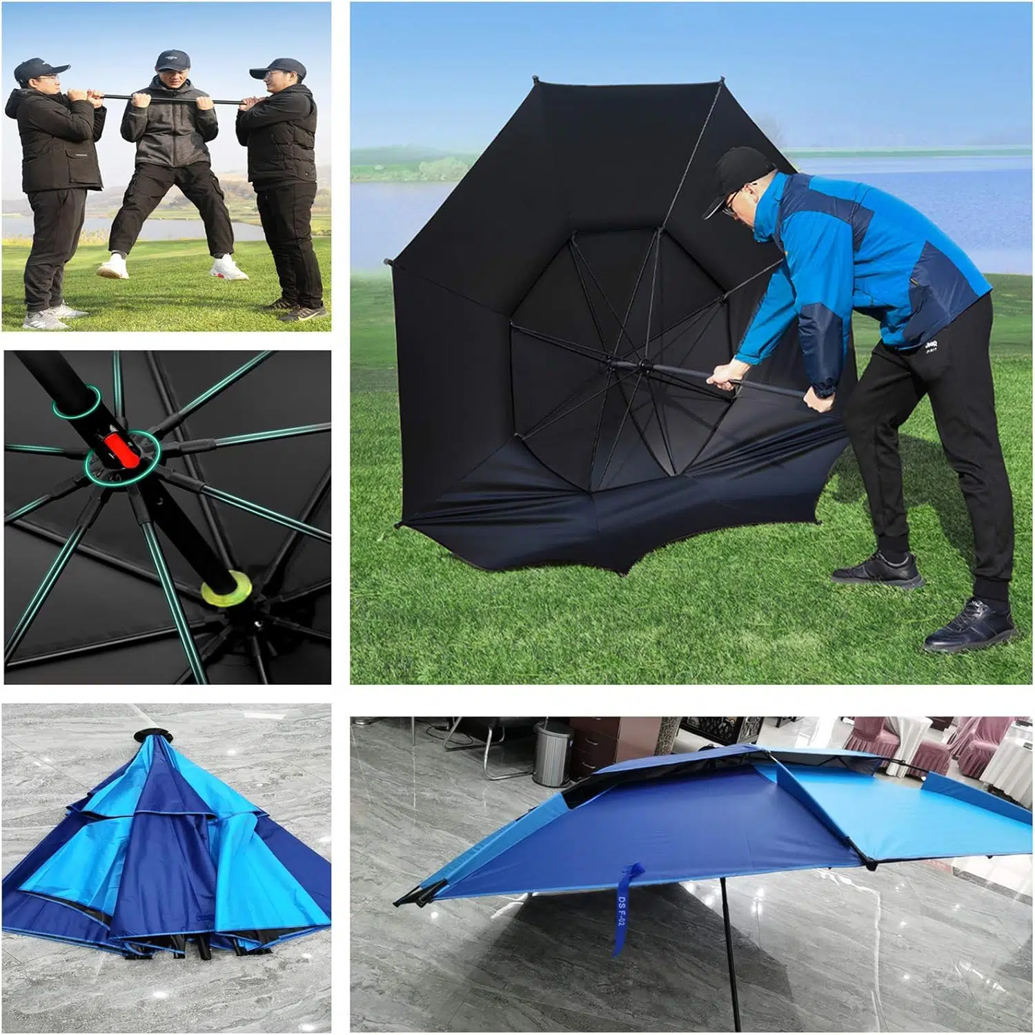 Parasol & Parapluie de Plage Multifonction