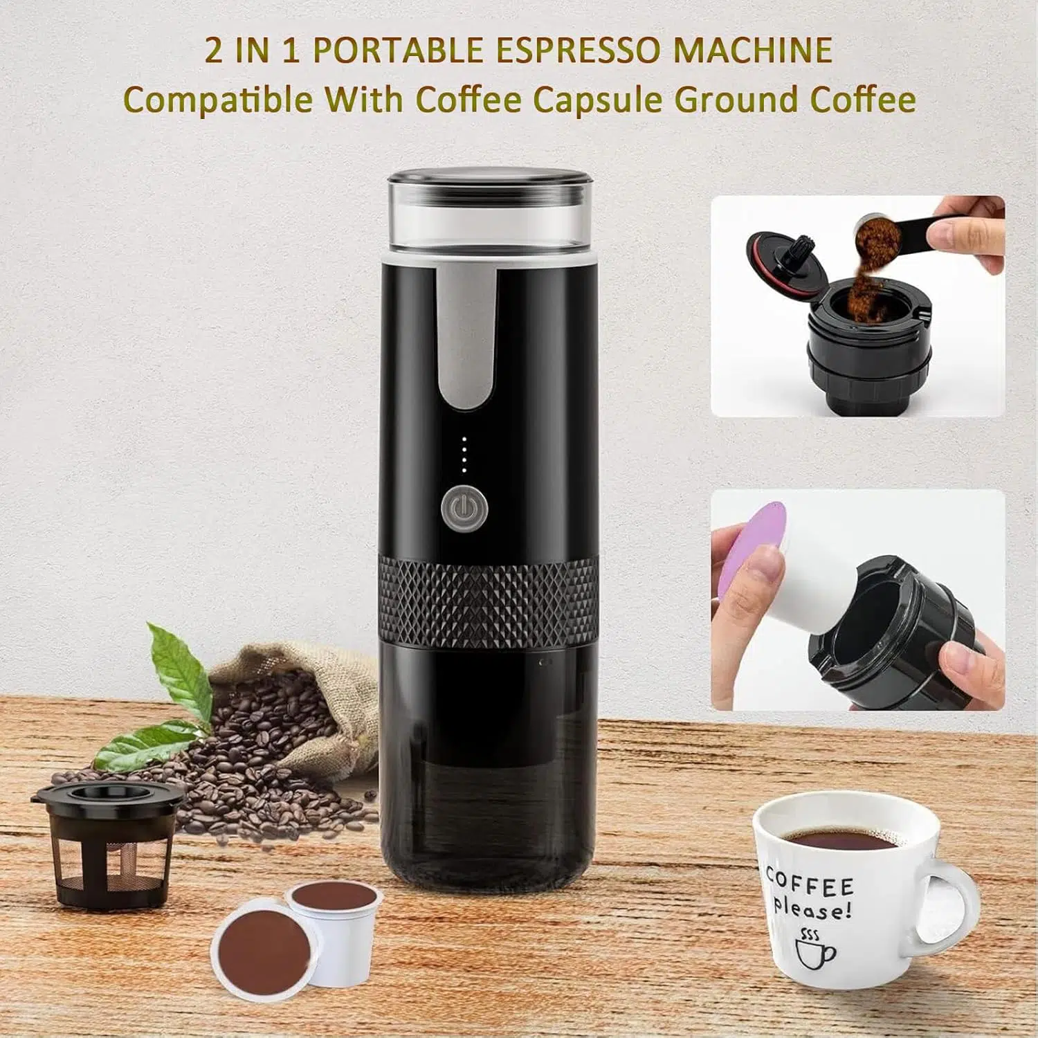 Machine à Café Électrique Portable