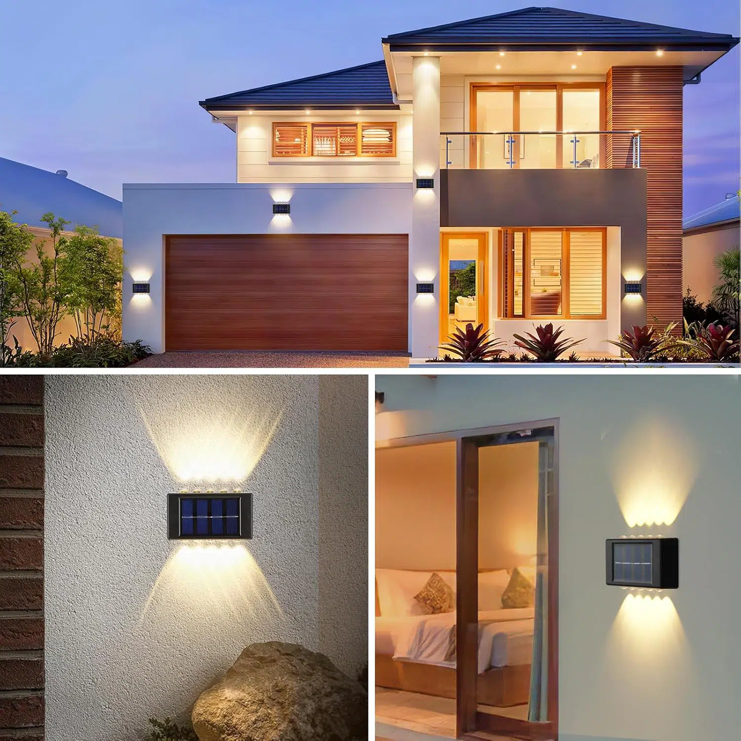 Appliques Solaires Sans Fil 12 LED