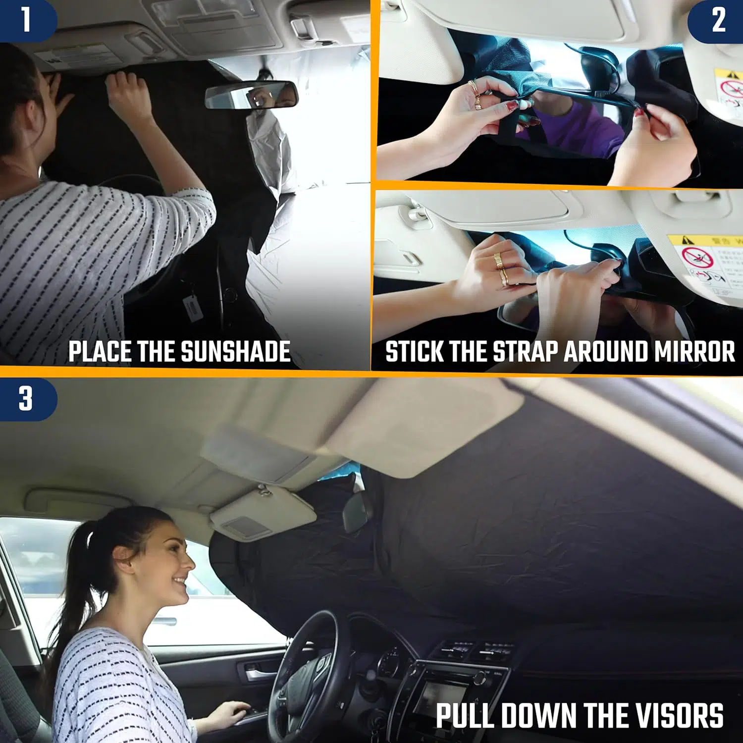 Pare Soleil Pliable Pour Voiture