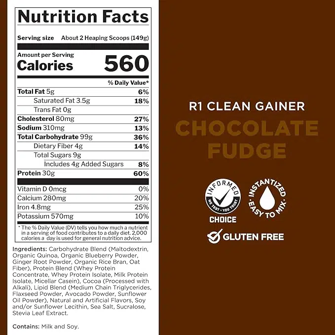 CLEAN GAINER - R1 | 4.47kg
