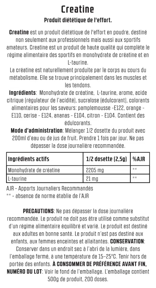 Creatine Monohydrate – Real Pharm | 500g