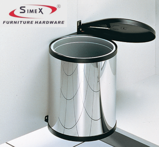 Poubelle Acier Inoxydable+Plastique SIMEX