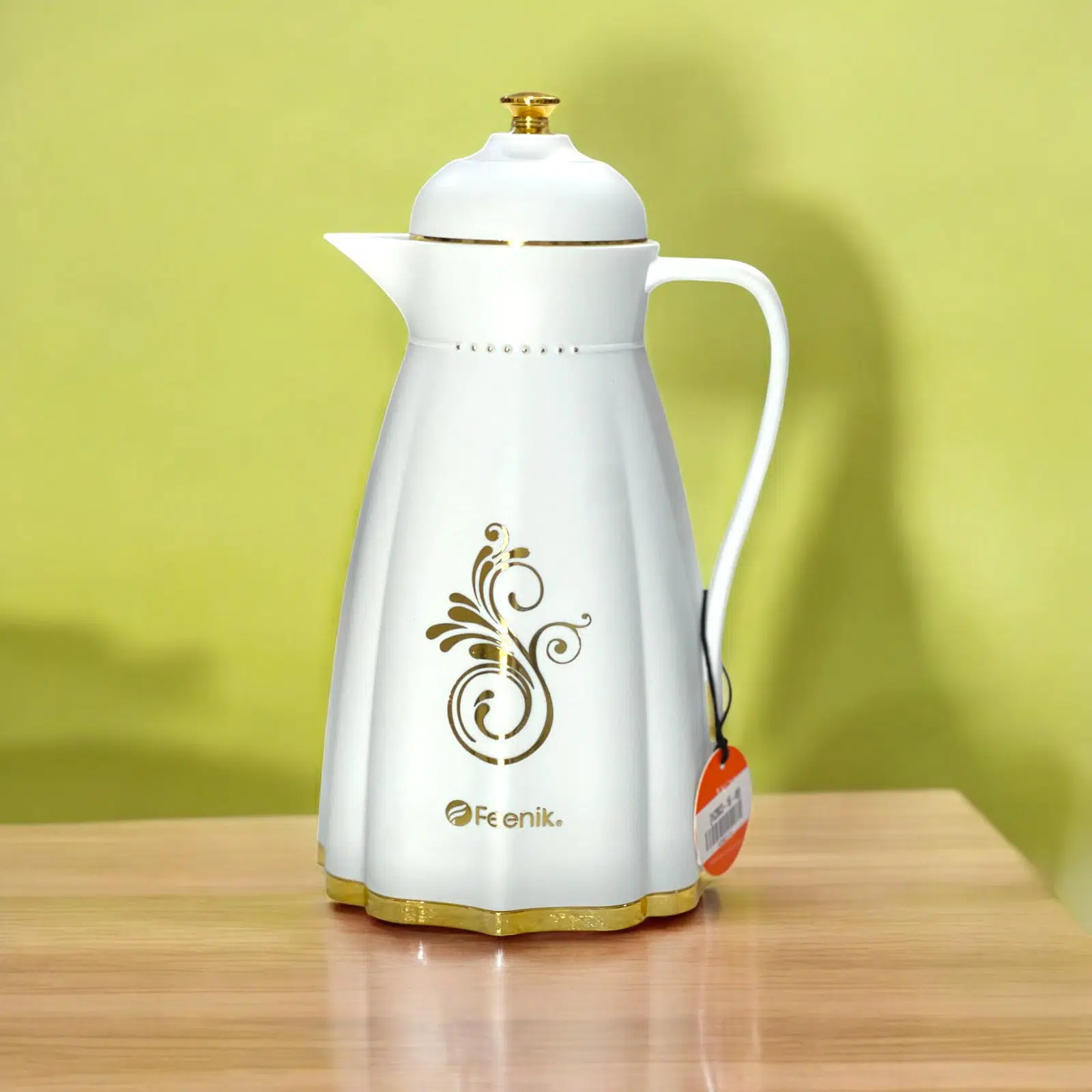 Thermos en plastique 1000ML HZ803-16 - Blanc