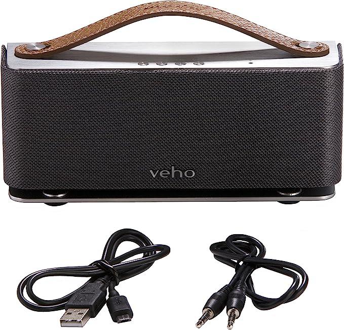 Veho Mode Retro Wireless Bluetooth Speaker with Microphone