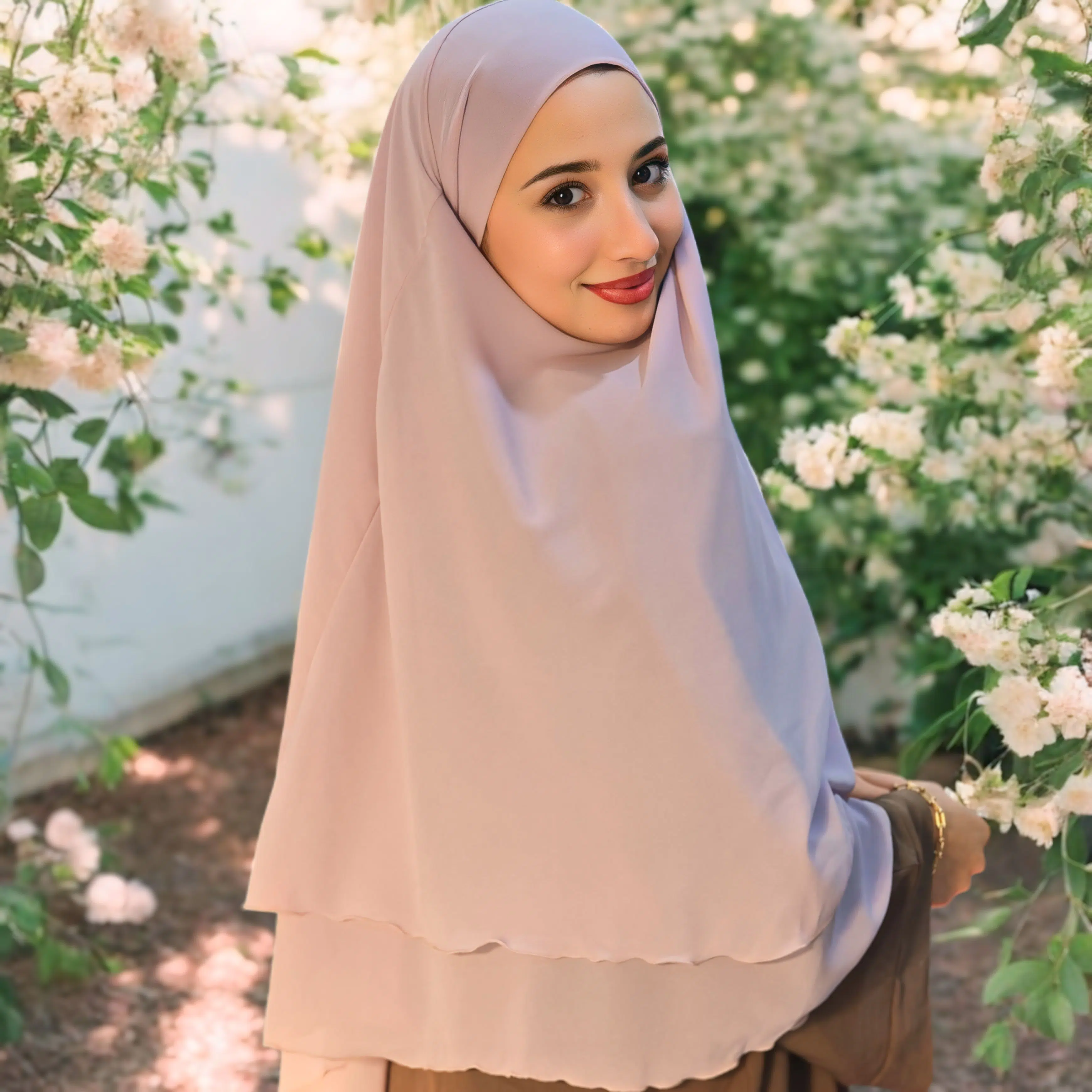 Hijeb Longue Rose Poudre