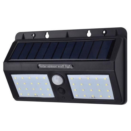 Double projecteur solaire extérieur avec détecteur de mouvement