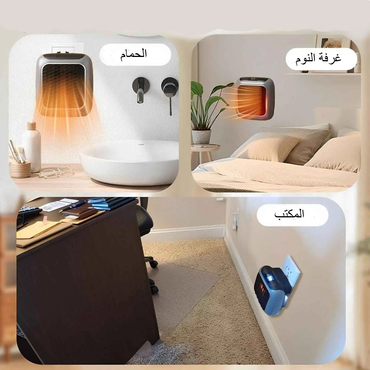 Mini chauffage  800W  سخان كهربائي محمول