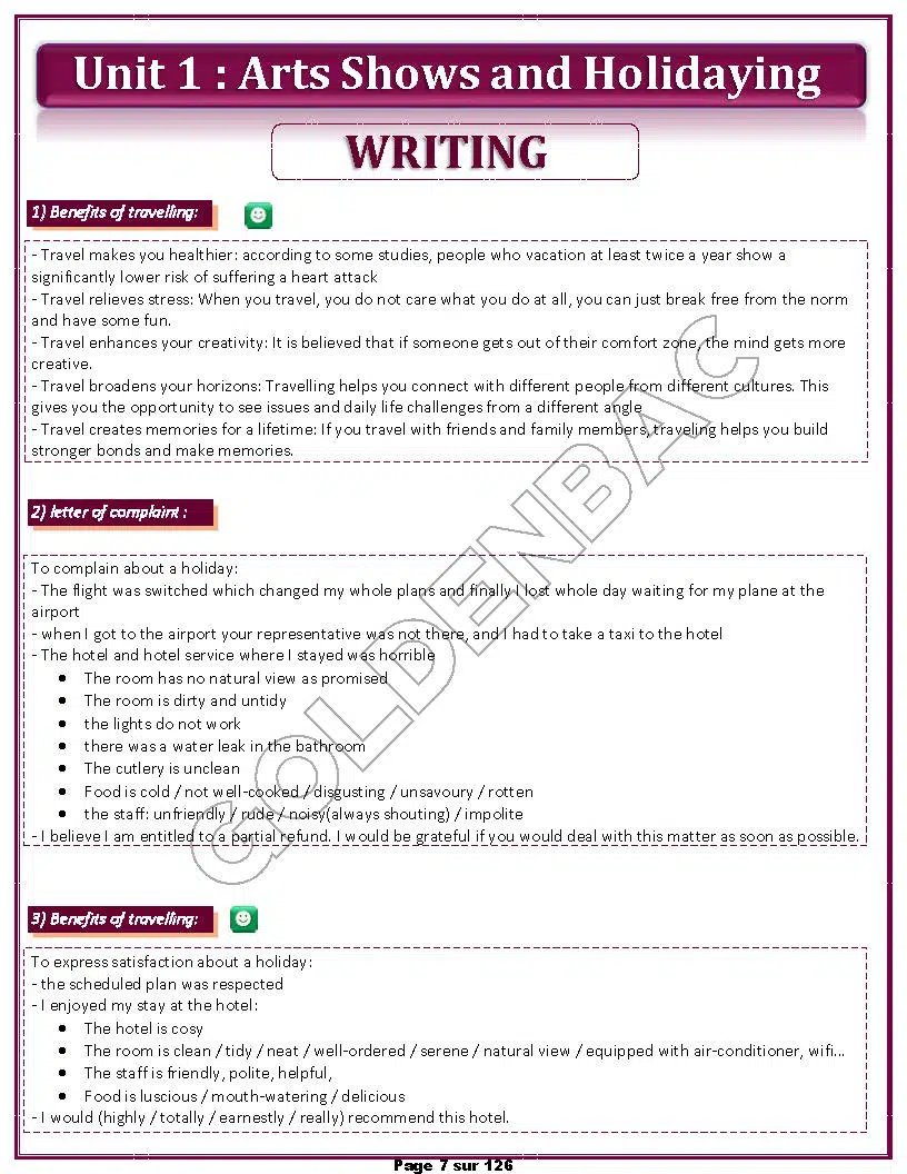 ANGLAIS - TOUTE LANNEE - BAC SCIENTIFIQUES