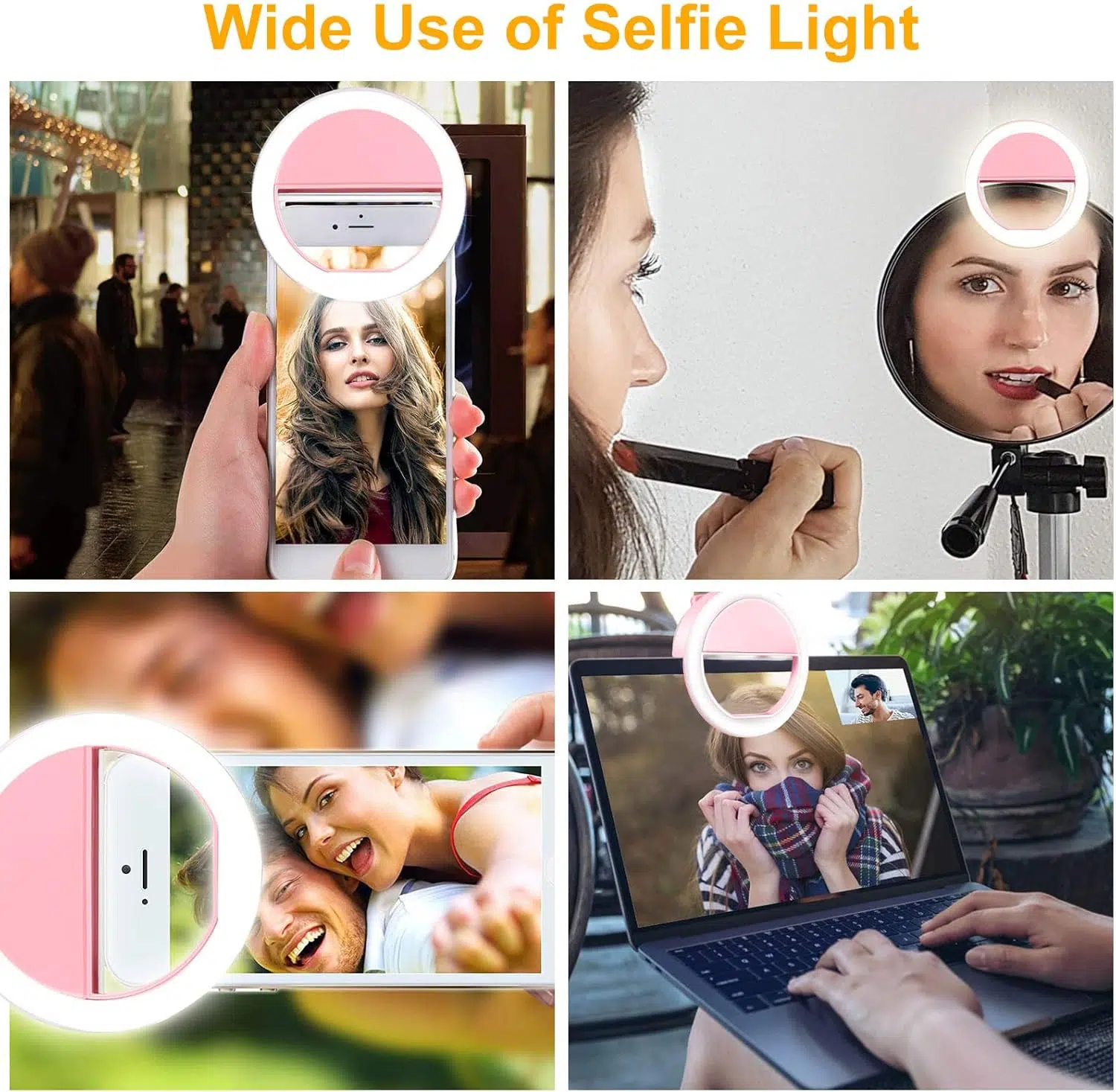 Anneau lumineux led selfie