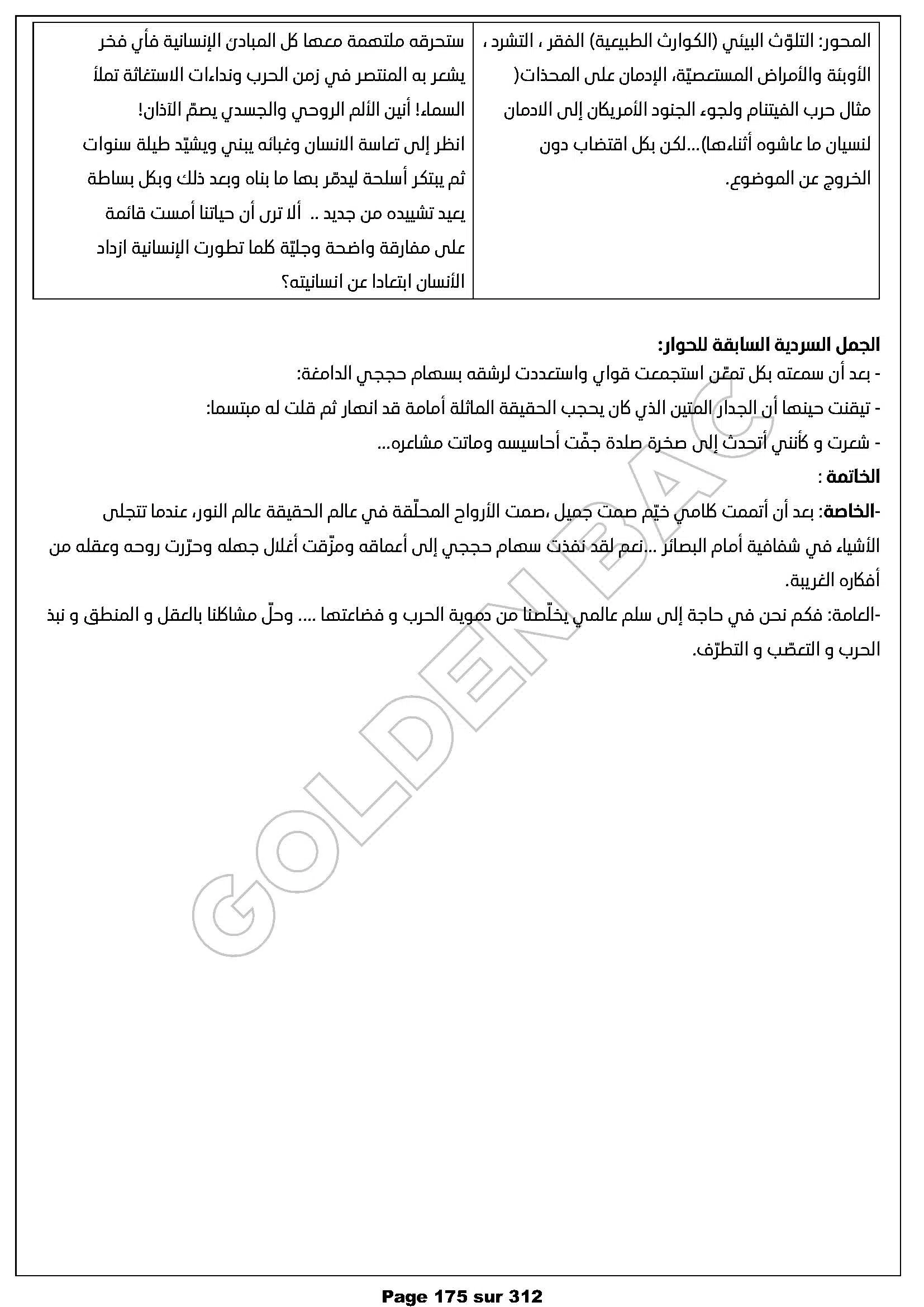 Arabe - toute lannée - 9ème année