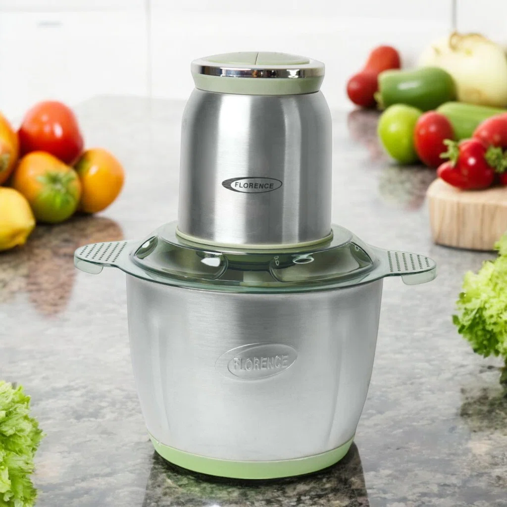 Hachoir electrique Florence - inox- AT-7002 - 3 Litres - Vert