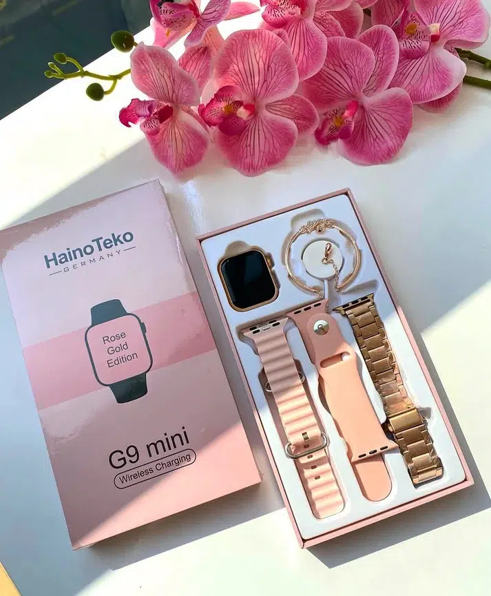 Montre Connectée Haino Teko G9 Mini - Rose & Gold