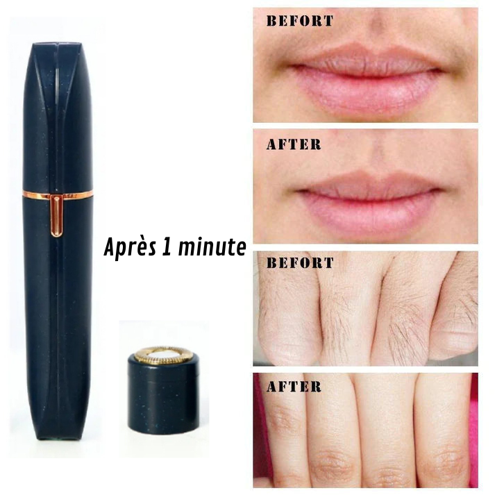 Épilateur facial électrique multifonctionnel 4 en 1 pour Sourcils , menton , joues , autour de la bouche ,nez , oreilles ...