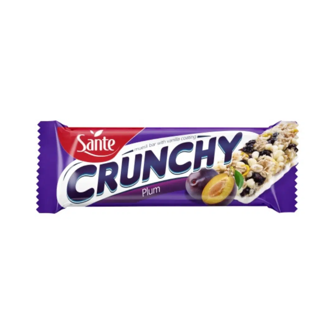 BARRE CRUNCHY PLUM VANILLE 40 GR