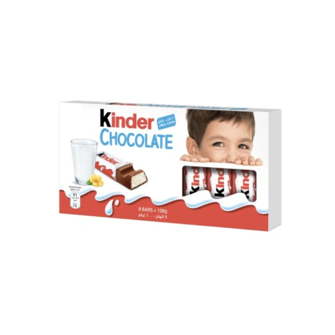 BARRE T8 CHOCOLAT AU LAIT KINDER
