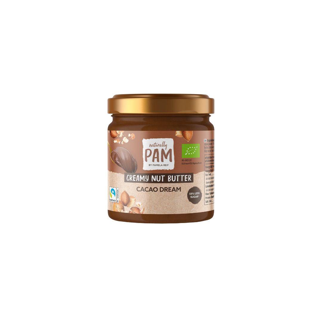 BEURRE DE CACAHUETTES NATURE 200 GR PAM PAM