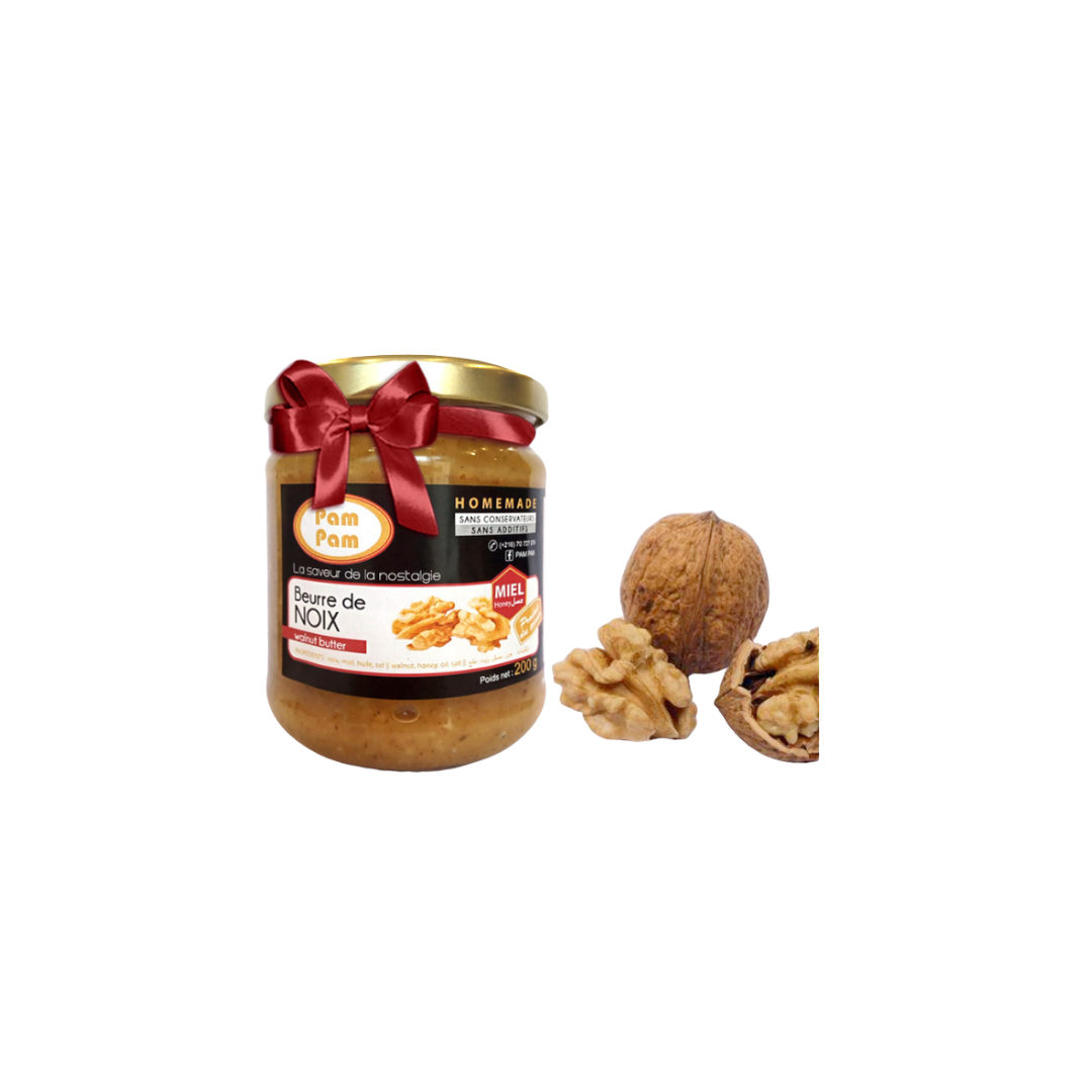 BEURRE DE NOIX MIEL 200 GR PAM PAM