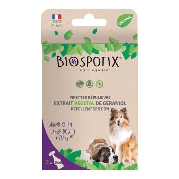 Bio pipette rep chien +20kg 3*3ml