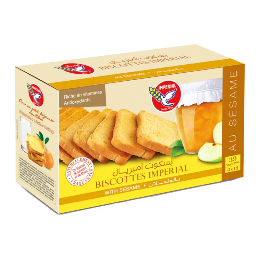 BISCOTTES IMPEREAL AU SESAME 350G