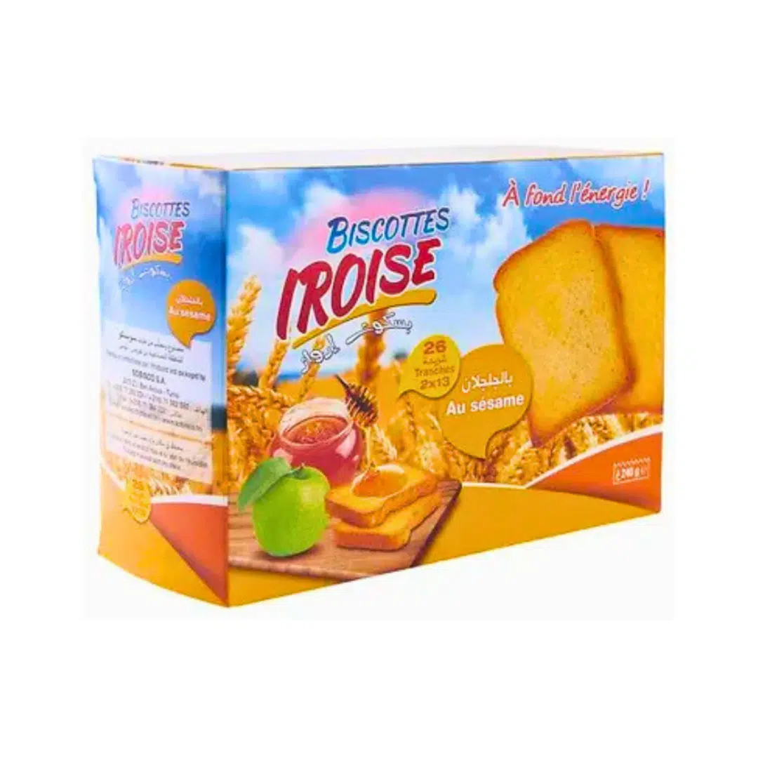 BISCOTTES IROISE AUX SESAMES 240G