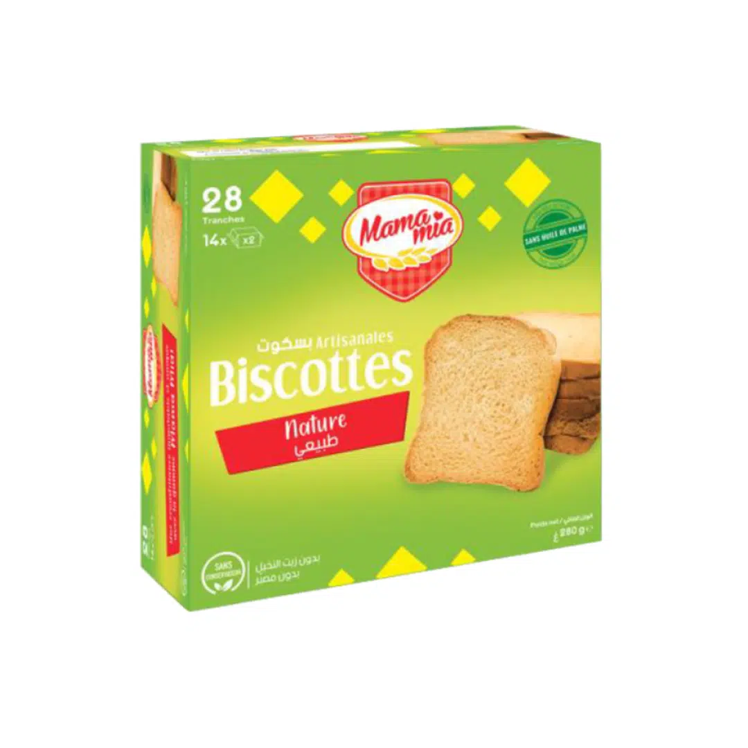 BISCOTTES NATURE SS 280 G MAMAMIA