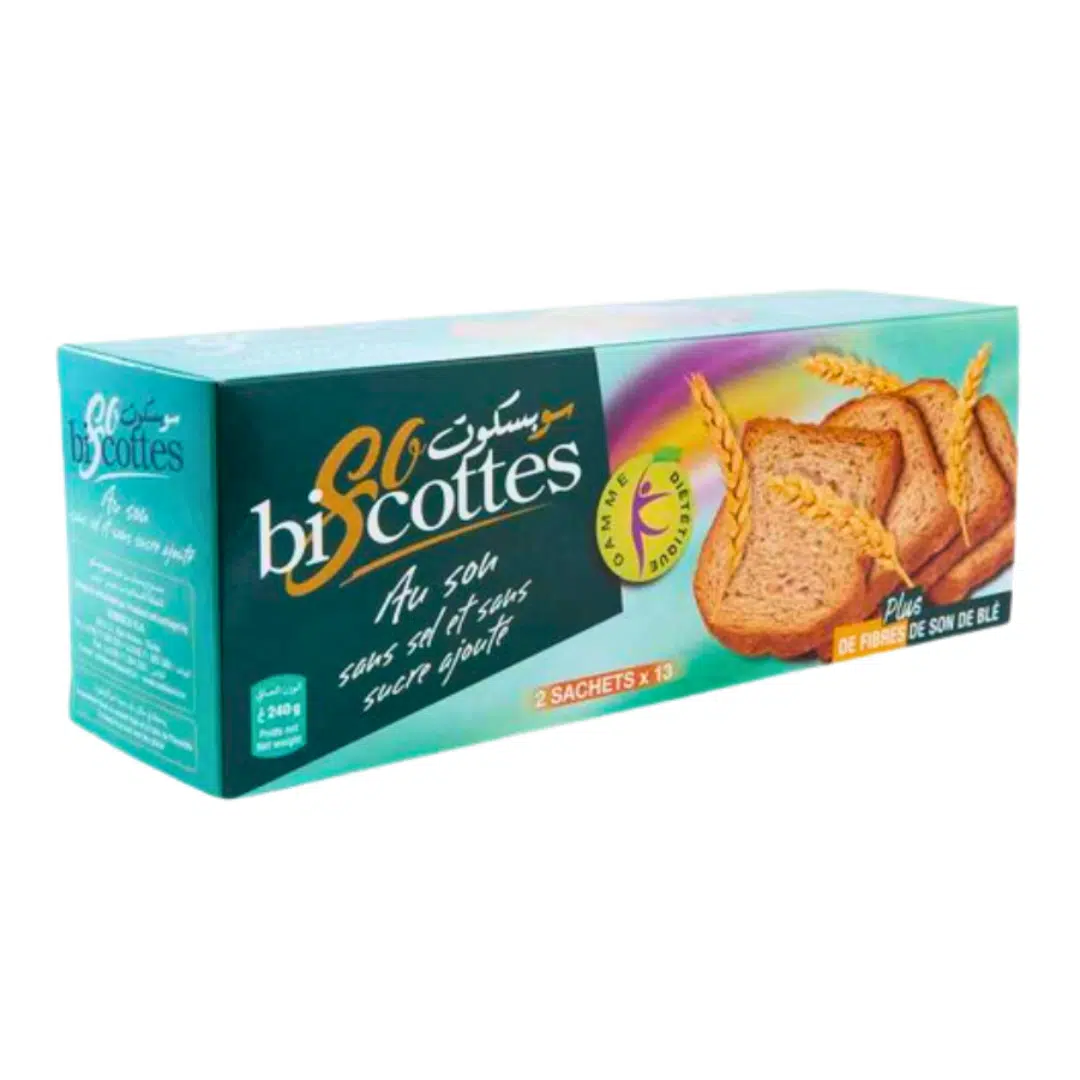 BISCOTTES SOBISCOTTE AU SON 240G