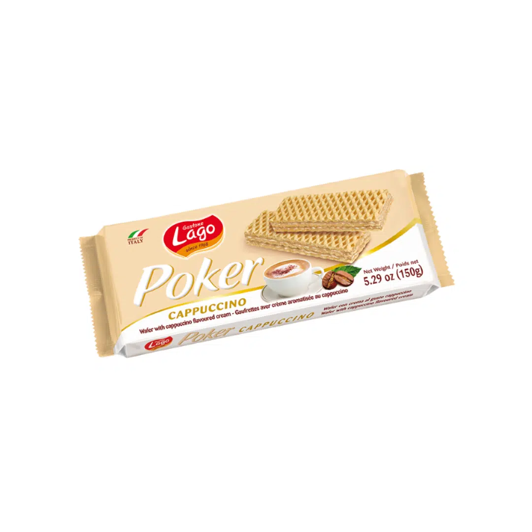 BISCUIT CAPPUCINO 150 GR POKER