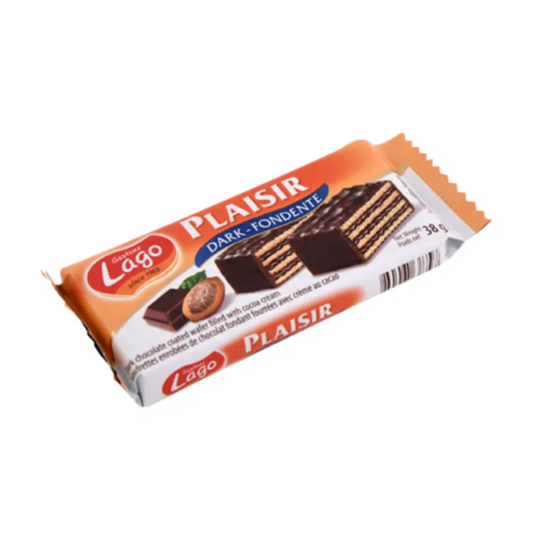 BISCUITS CHOCOLAT AU LAIT 38 GR PLAISIR LAGO