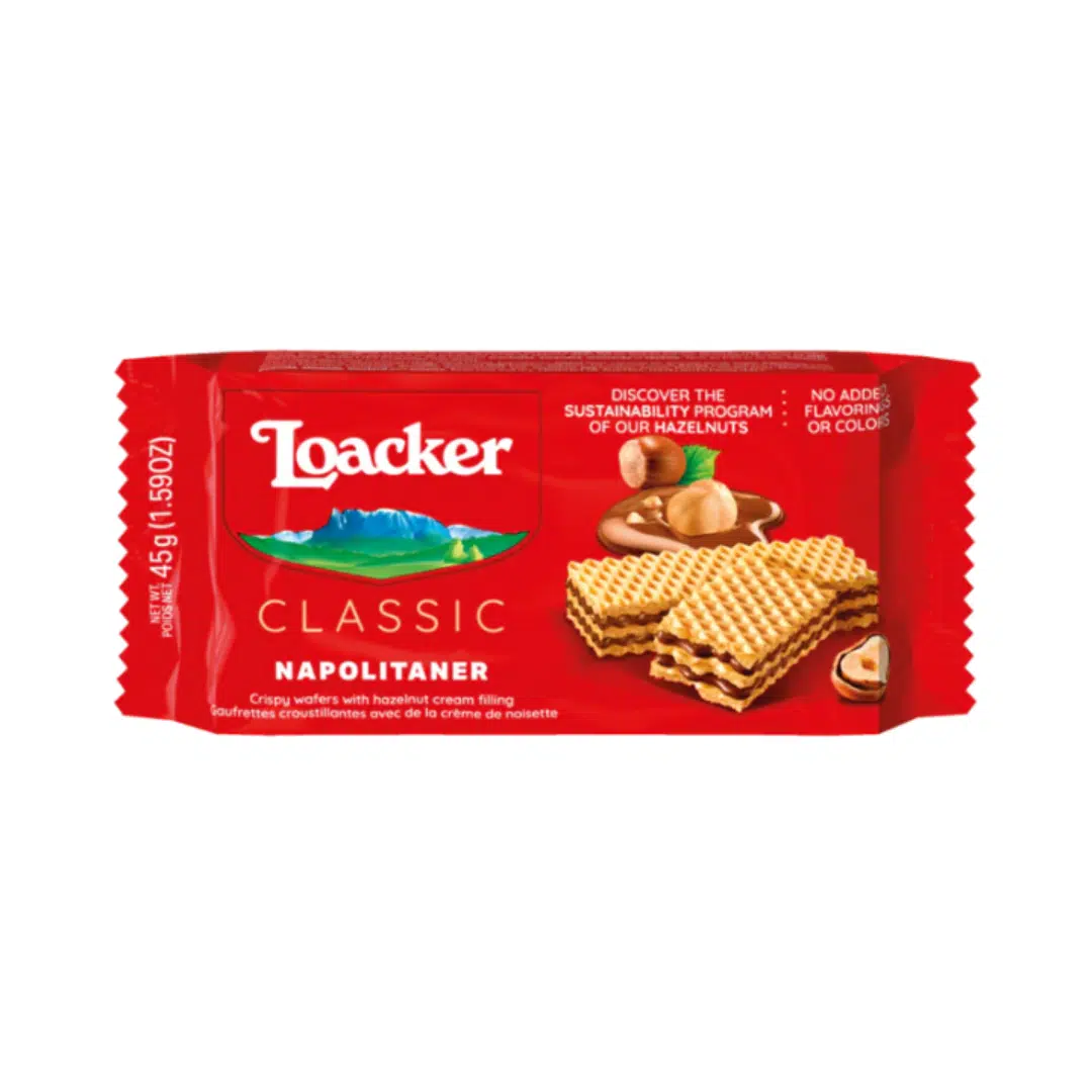 BISCUITS CLASSIC NAPOLITAIN 45 GR LOACKER