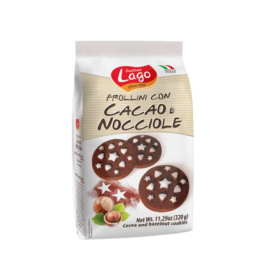 BISCUIT FROLLINI CON CACAO 320GR LAGO