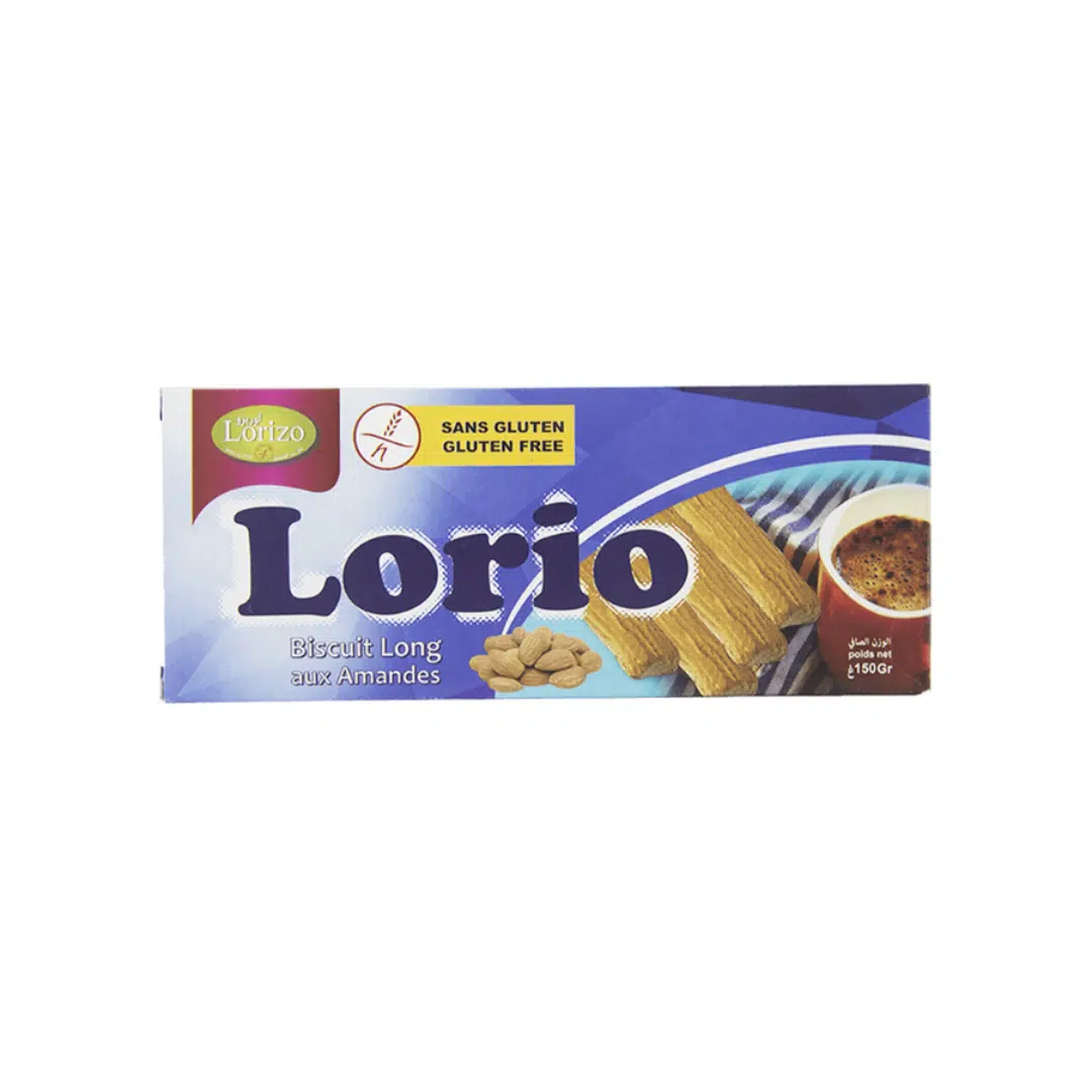 BISCUIT LONG AMANDE 150 GR LORIZO