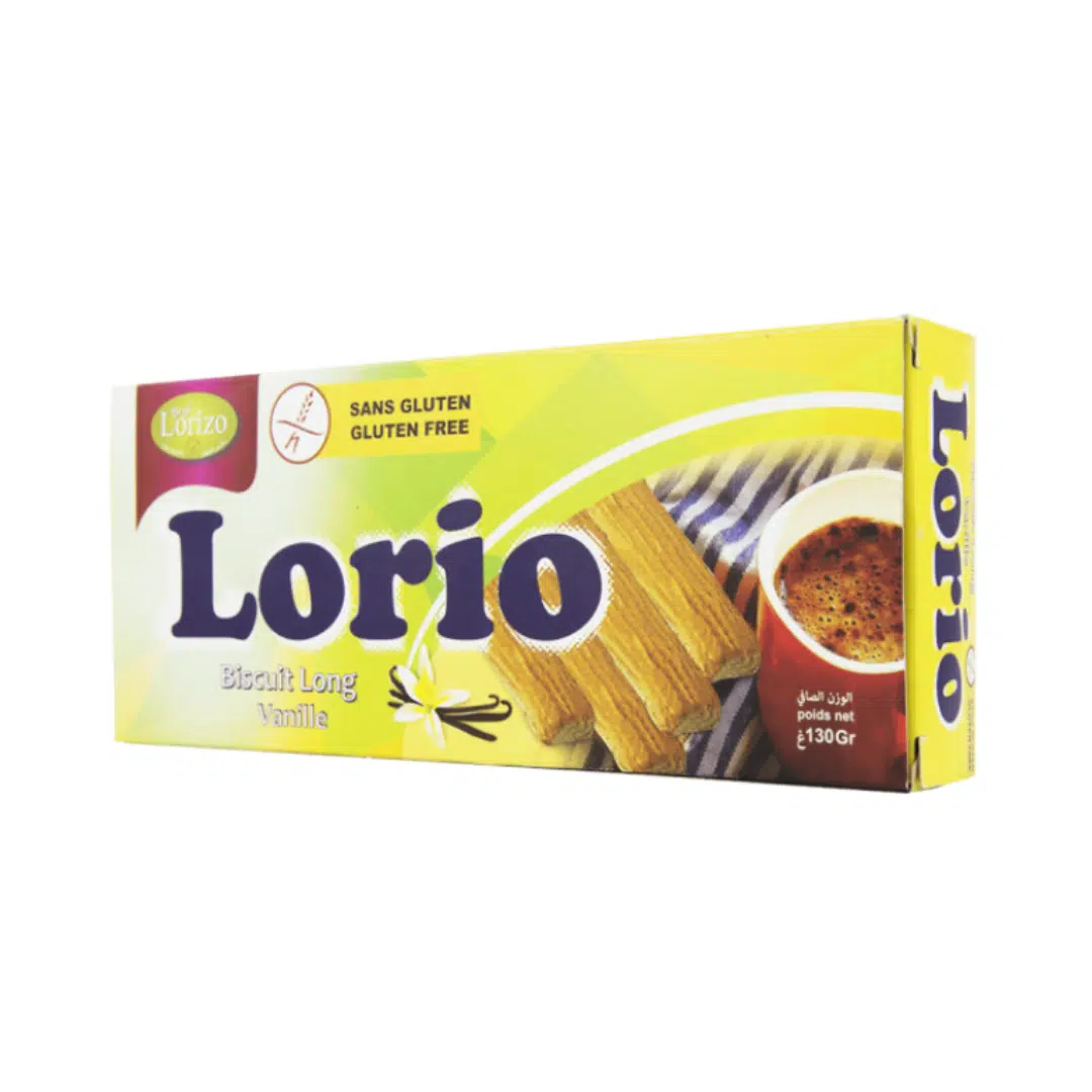 BISCUIT LONG VANILLE 130 GR LORIZIO