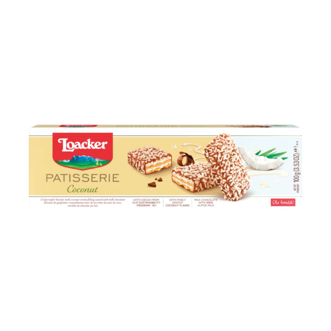BISCUIT PATISSERIE NOIX DE COCO 100 GR LOACKER