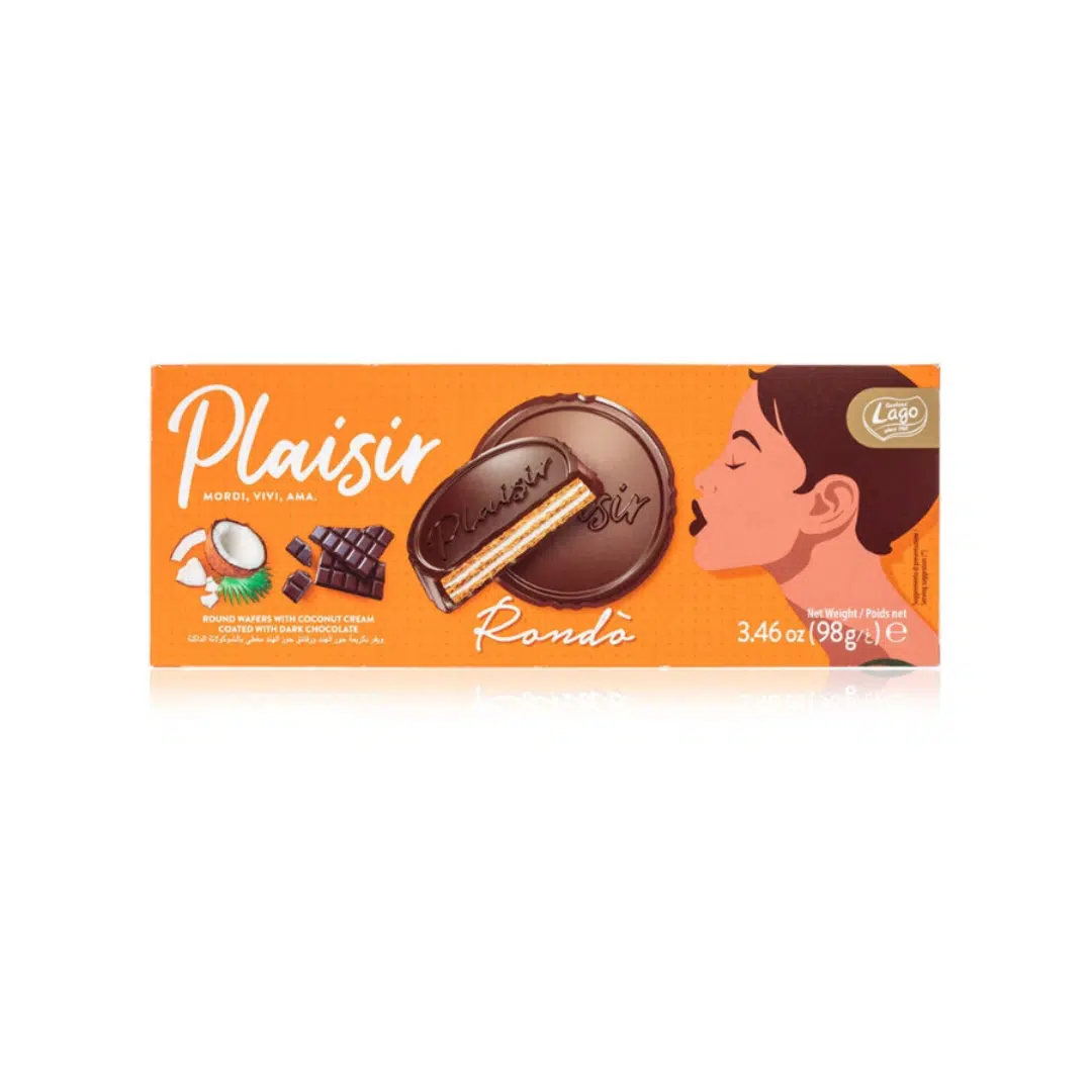 BISCUIT RONDO COCONUT 100GR PLAISIR