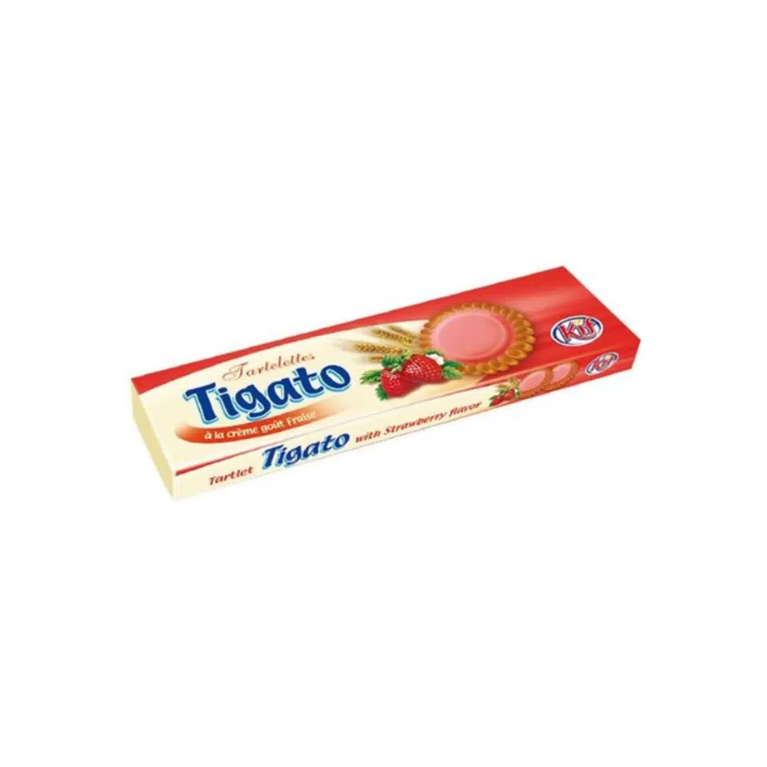 BISCUIT TIGATO FRAISE 125G KIF