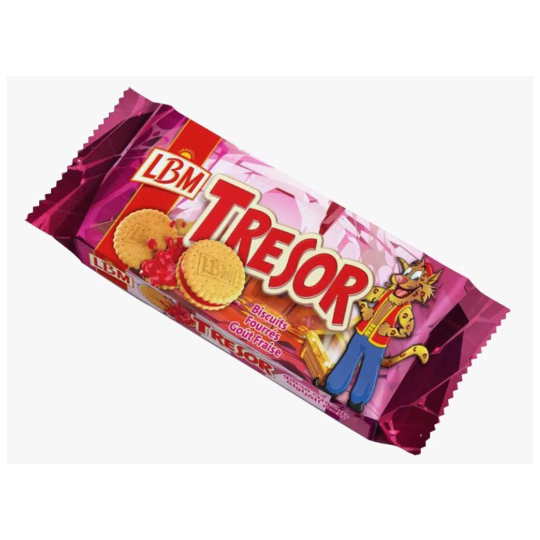 BISCUITS TRESOR FRAISE 60 GR LBM