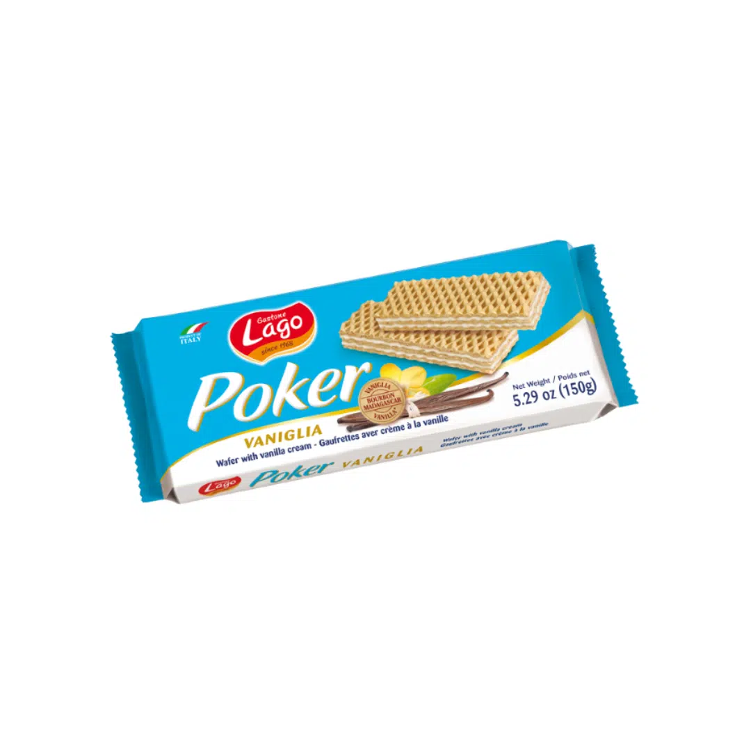 BISCUIT VANILLE 150 GR POKER