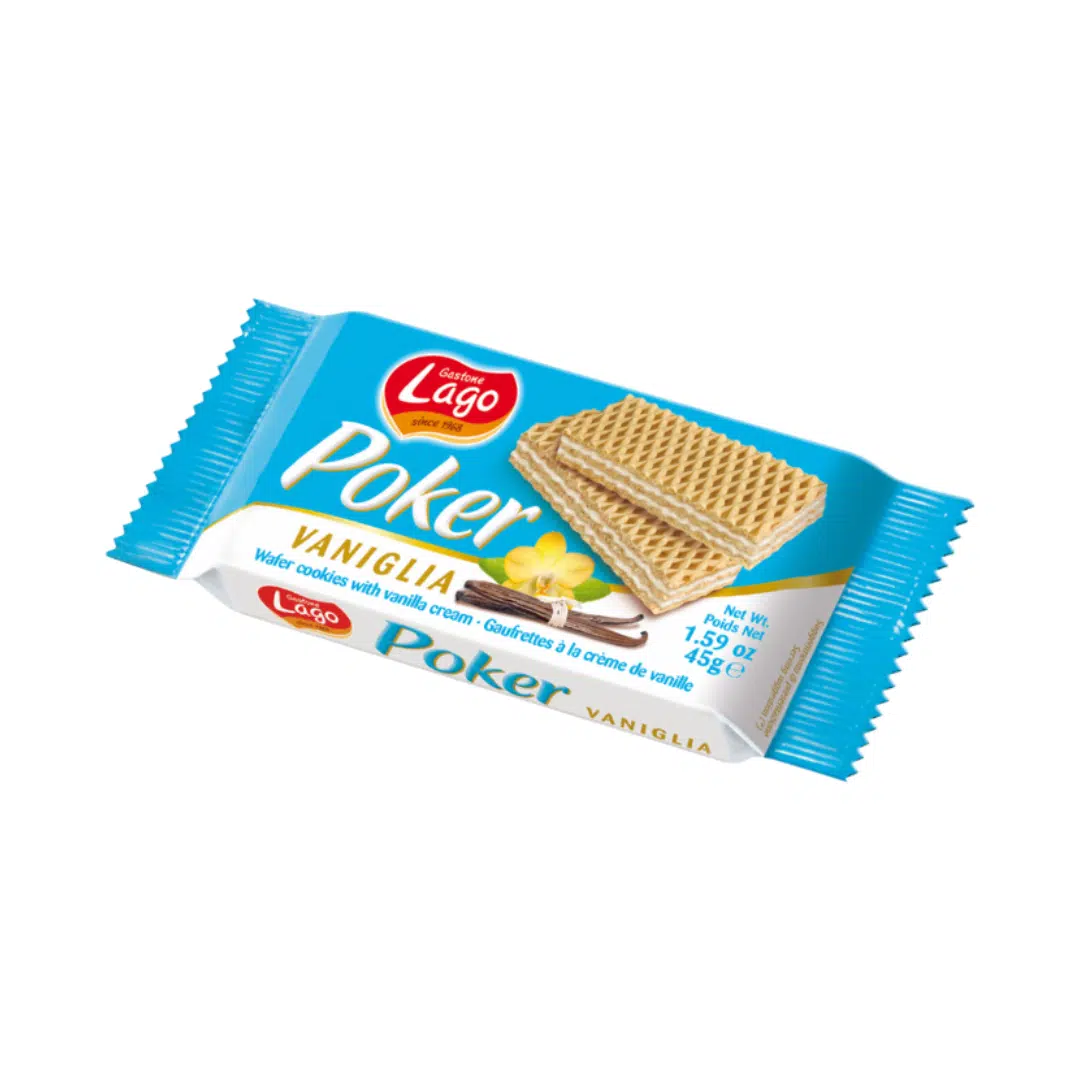 BISCUIT VANILLE 45 GR POKER LAGO