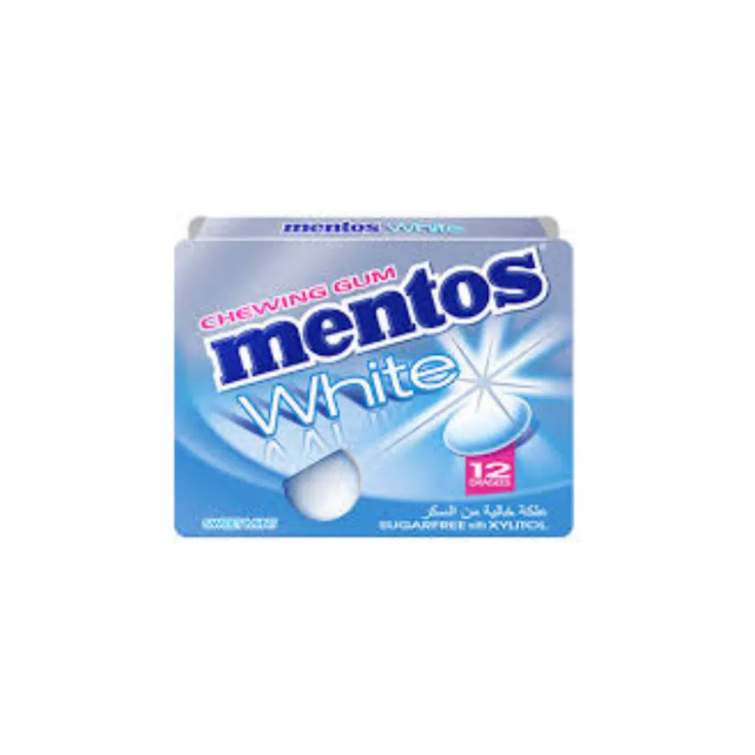 BLISTER MENTOS GUM WHITE