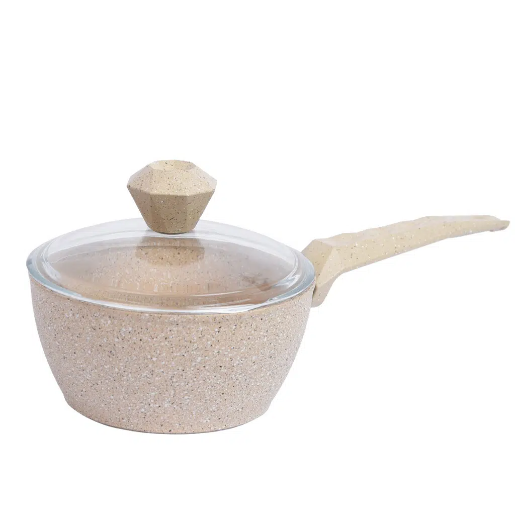 Batterie De Cuisine Sizar 16 Pièces Granite - Beige