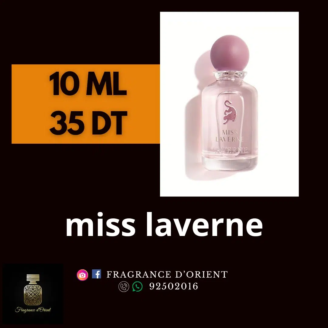 miss laverne pour femme 10ml eau de parfum