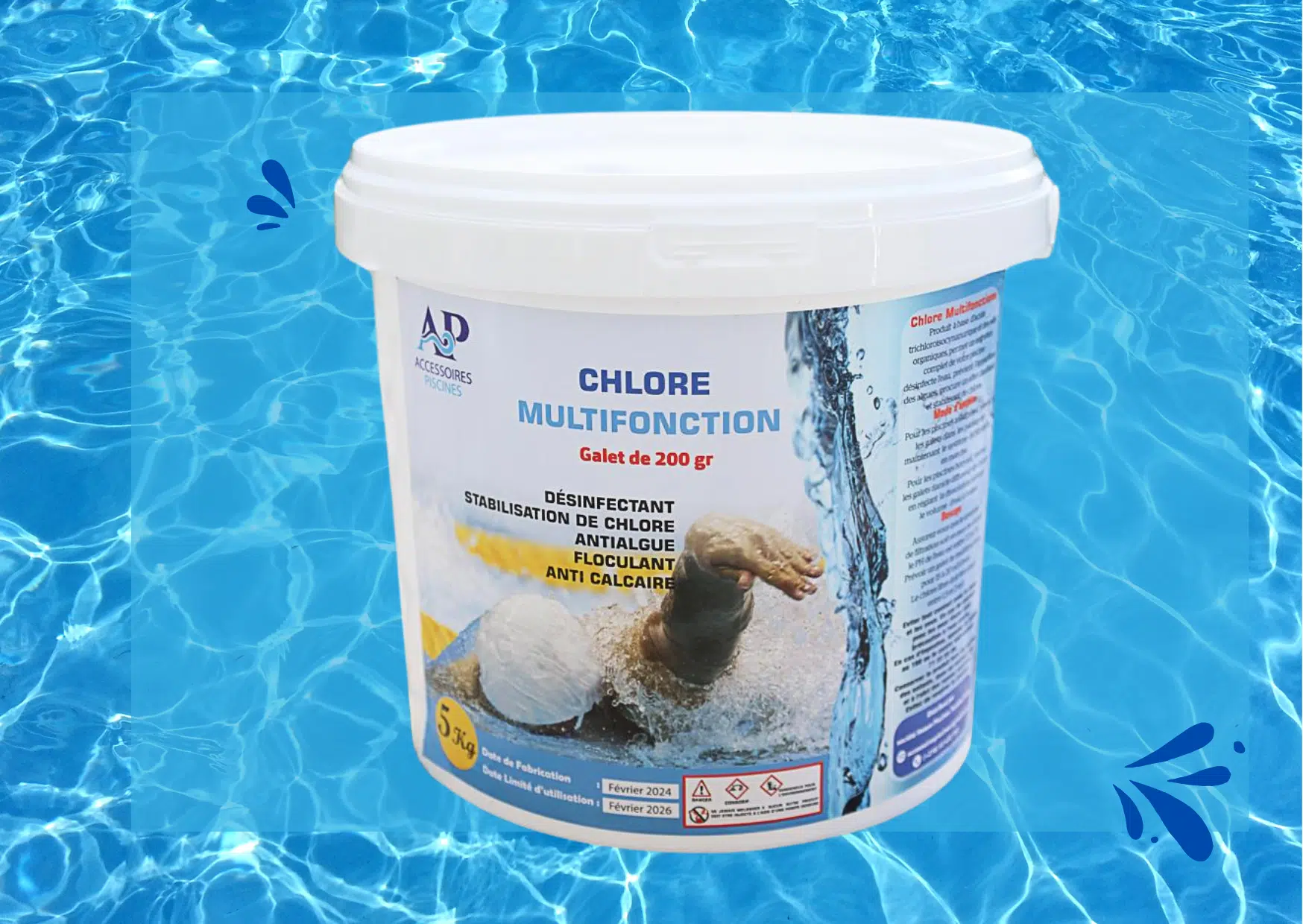 Chlore multifonction 5 kg